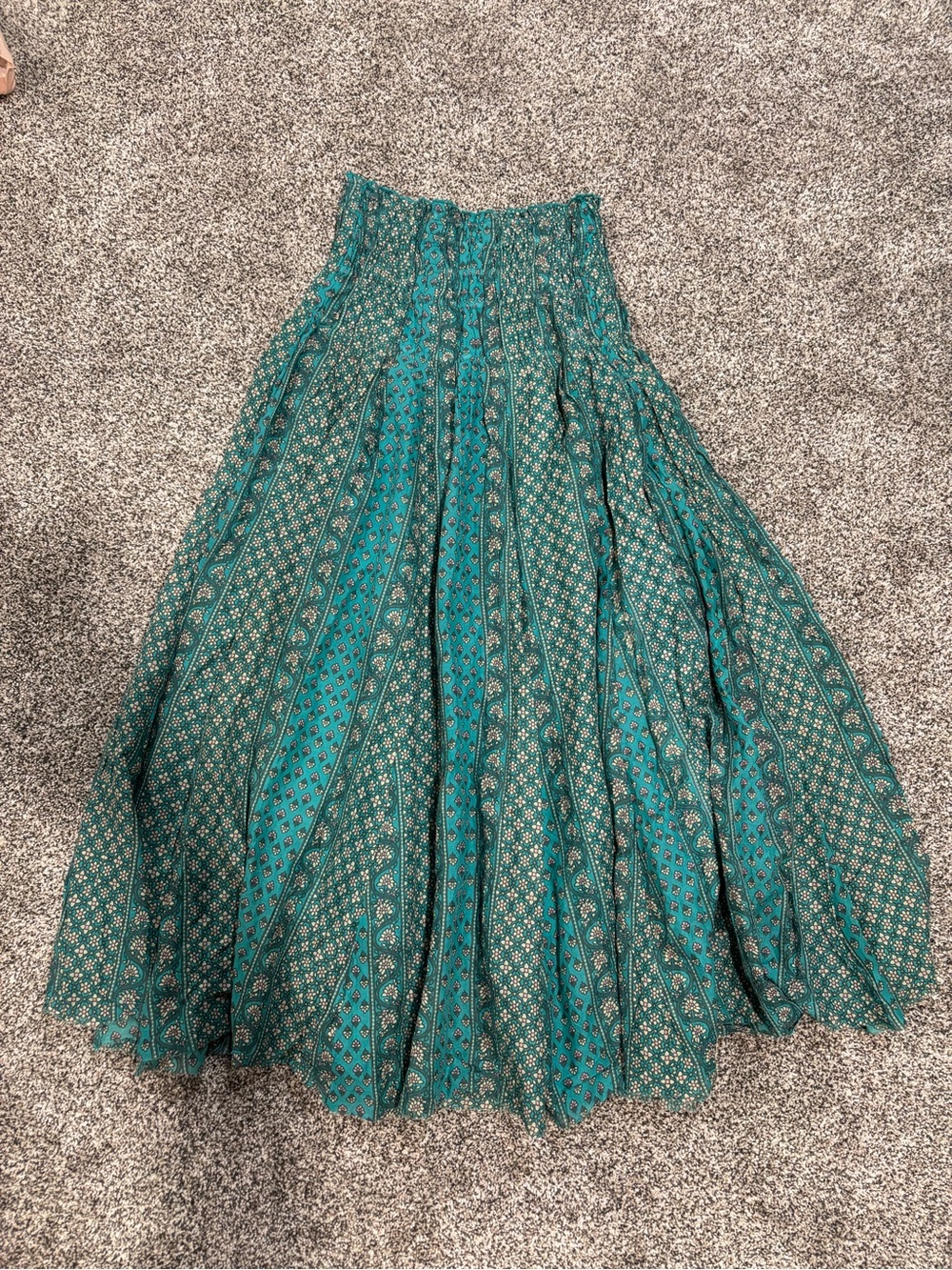 NATURAL LIFE Teal Maxi Skirt NWT